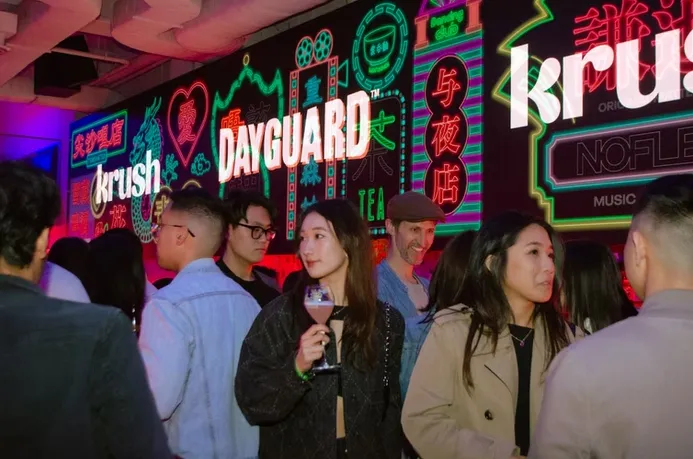 Krush x Day Guard event night in New York